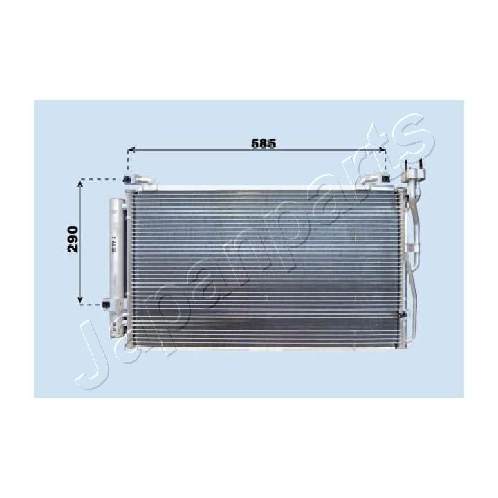 Kondensatorius, oro kondicionierius JAPANPARTS CND283025