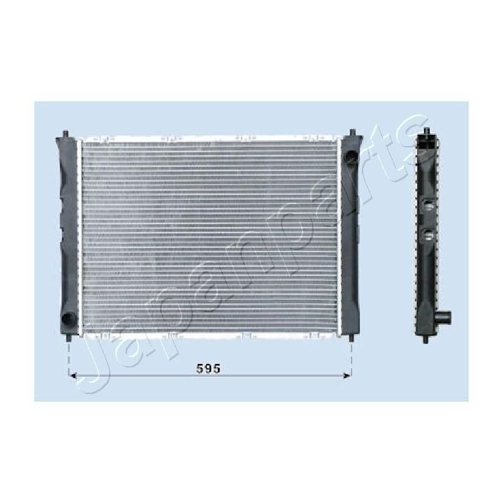 Radiatorius, variklio aušinimas JAPANPARTS RDA012042