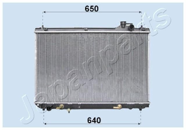 Radiatorius, variklio aušinimas JAPANPARTS RDA153084