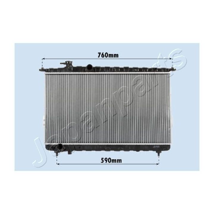 Radiatorius, variklio aušinimas JAPANPARTS RDA283095