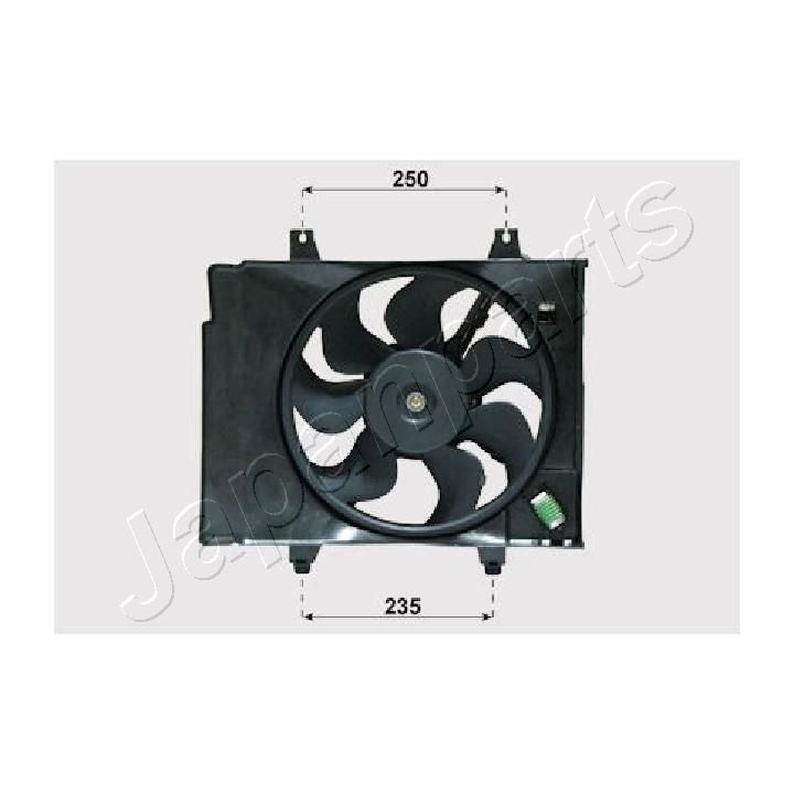 Ventiliatorius, radiatoriaus JAPANPARTS VNT332001