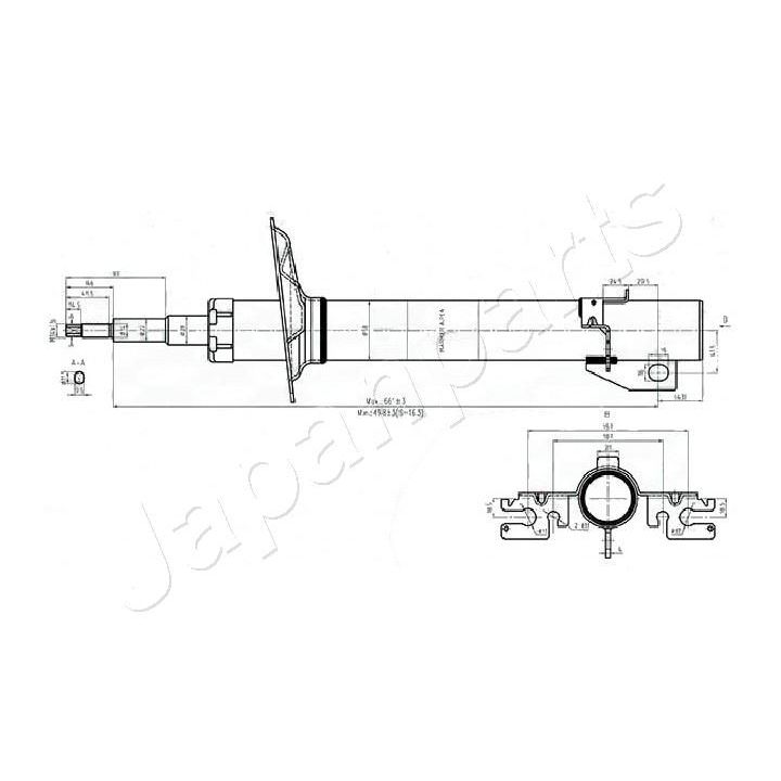 Amortizatorius JAPANPARTS MM-00552