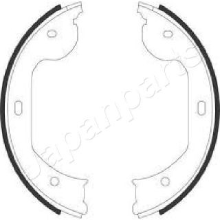 Stabdžių trinkelių komplektas, stovėjimo stabdis JAPANPARTS GF-0104AF