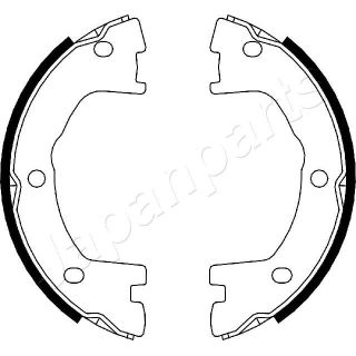 Stabdžių trinkelių komplektas, stovėjimo stabdis JAPANPARTS GF-0231AF
