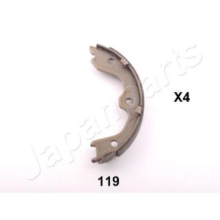 Stabdžių trinkelių komplektas, stovėjimo stabdis JAPANPARTS GF-119AF