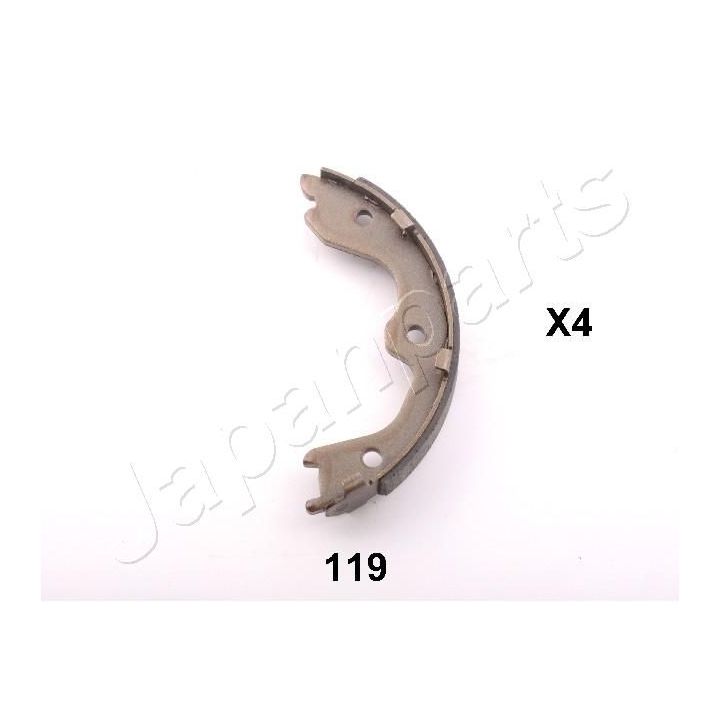 Stabdžių trinkelių komplektas, stovėjimo stabdis JAPANPARTS GF-119AF