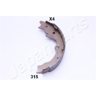 Stabdžių trinkelių komplektas, stovėjimo stabdis JAPANPARTS GF-315AF