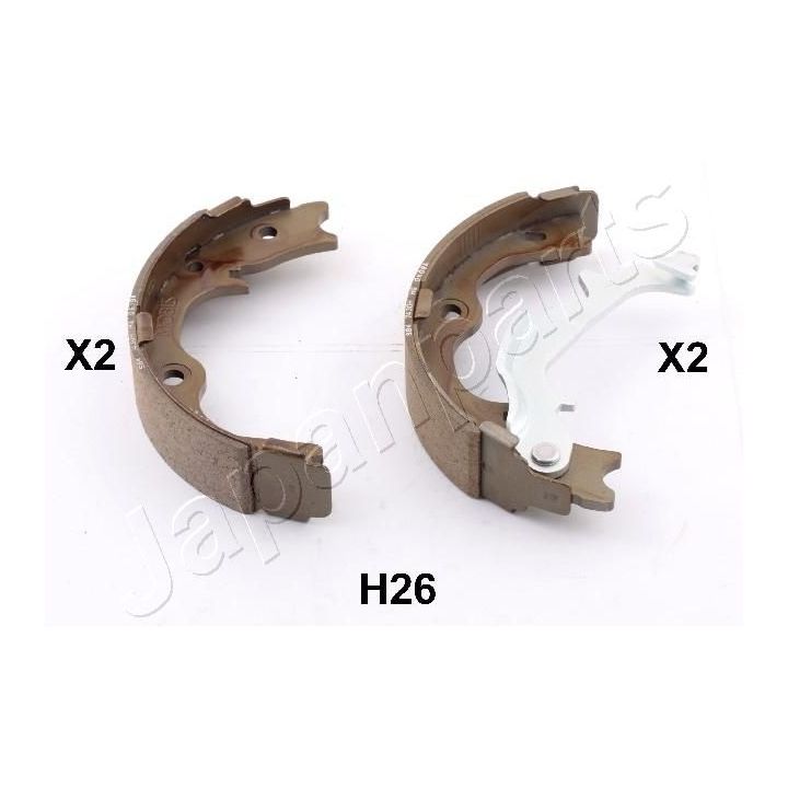 Stabdžių trinkelių komplektas, stovėjimo stabdis JAPANPARTS GF-H26AF