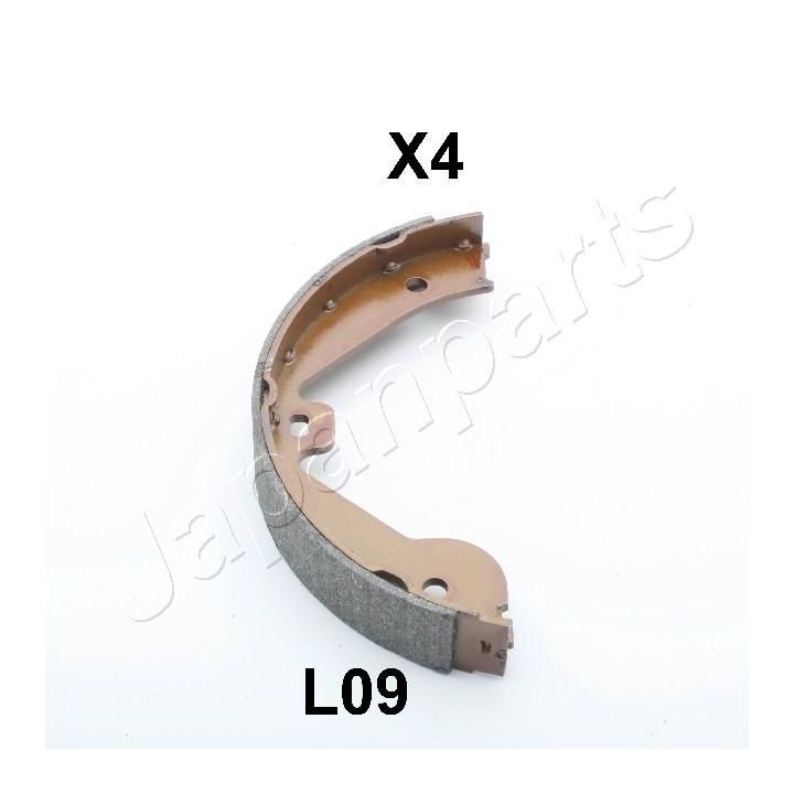 Stabdžių trinkelių komplektas, stovėjimo stabdis JAPANPARTS GF-L09AF