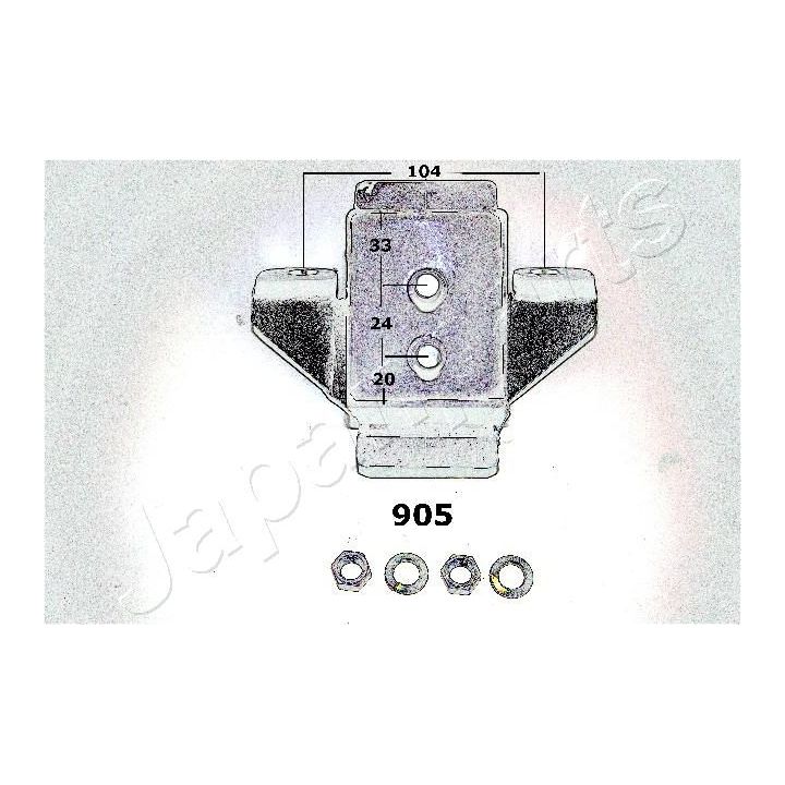 Variklio montavimas JAPANPARTS RU-905