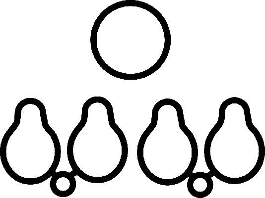 Tarpiklis, įsiurbimo kolektorius CORTECO 023244H