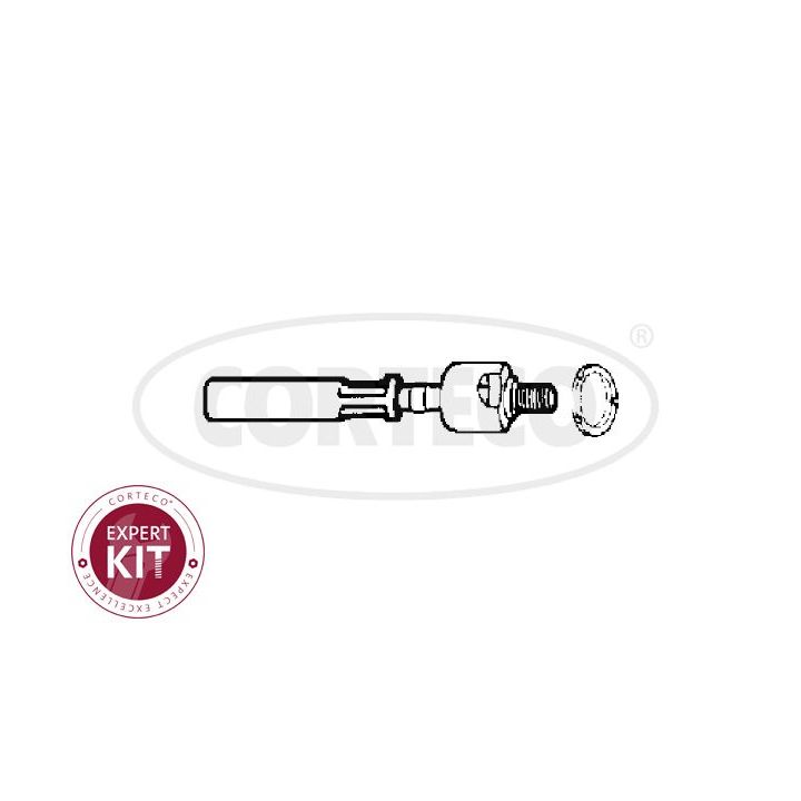 Vidinė skersinė vairo trauklė CORTECO 49396735