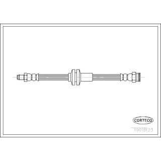 Stabdžių žarnelė CORTECO 19018123