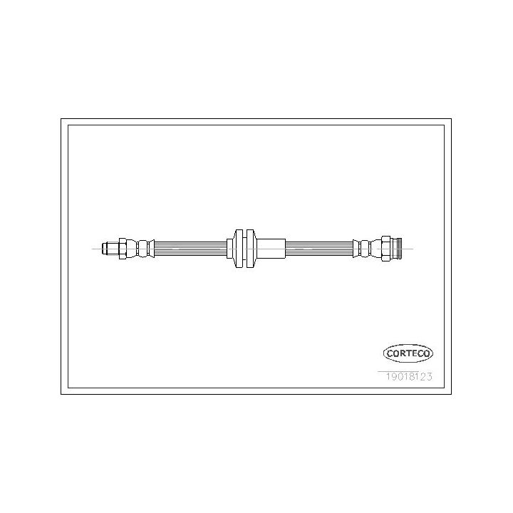 Stabdžių žarnelė CORTECO 19018123