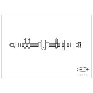 Stabdžių žarnelė CORTECO 19018130