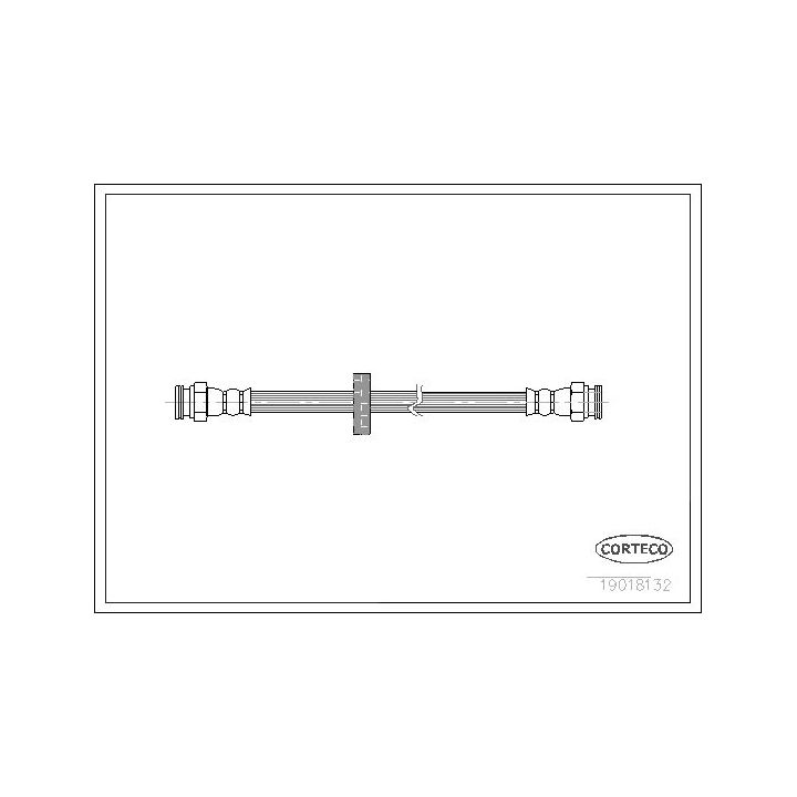 Stabdžių žarnelė CORTECO 19018132