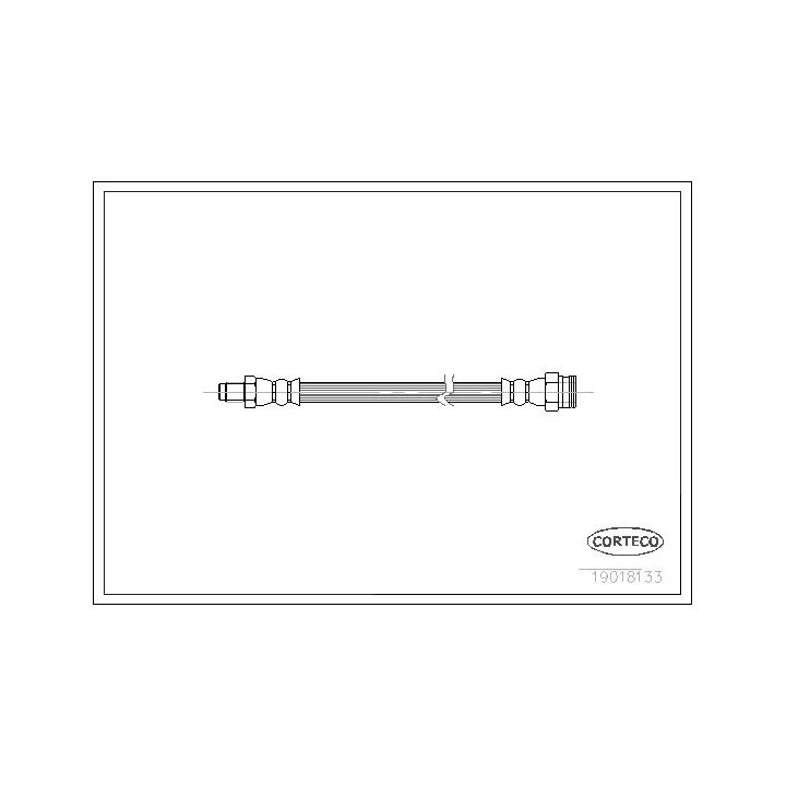Stabdžių žarnelė CORTECO 19018133