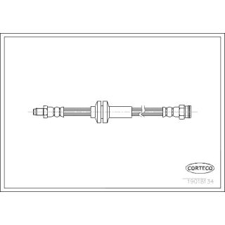 Stabdžių žarnelė CORTECO 19018134