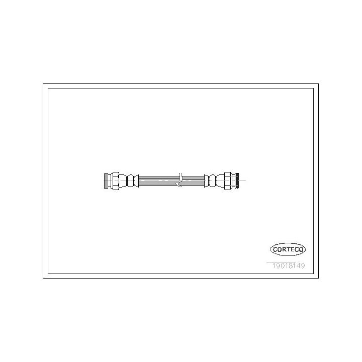 Stabdžių žarnelė CORTECO 19018149