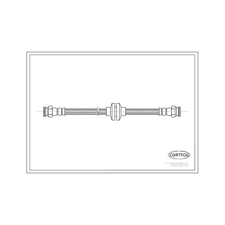 Stabdžių žarnelė CORTECO 19018151