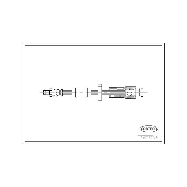 Stabdžių žarnelė CORTECO 19018154