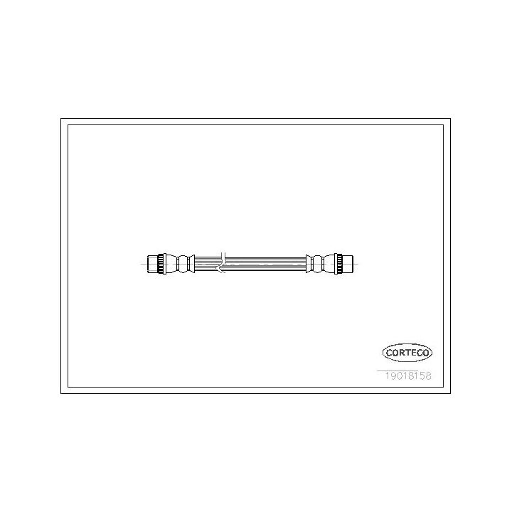 Stabdžių žarnelė CORTECO 19018158