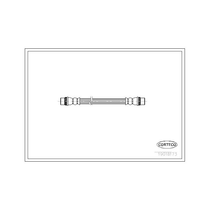 Stabdžių žarnelė CORTECO 19018173