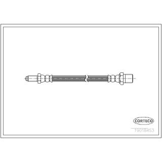 Stabdžių žarnelė CORTECO 19018543