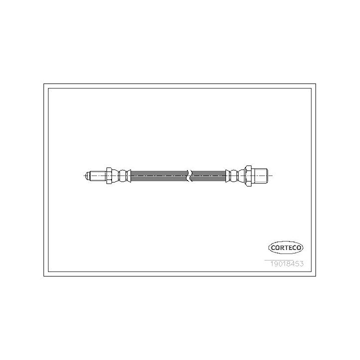 Stabdžių žarnelė CORTECO 19018543