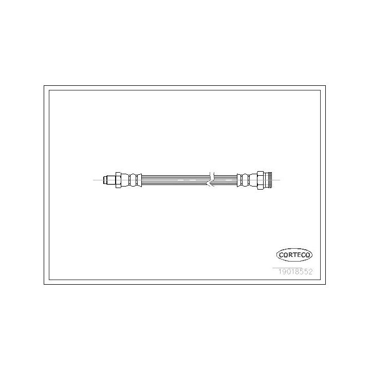 Stabdžių žarnelė CORTECO 19018552