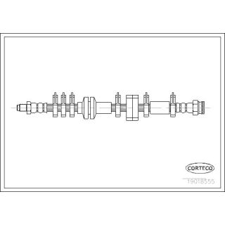 Stabdžių žarnelė CORTECO 19018555