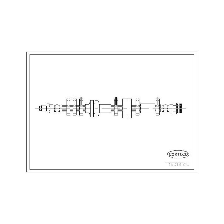 Stabdžių žarnelė CORTECO 19018555