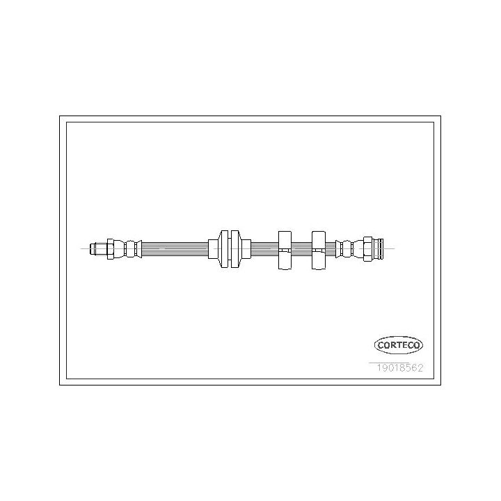 Stabdžių žarnelė CORTECO 19018562