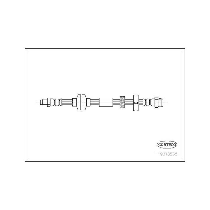 Stabdžių žarnelė CORTECO 19018565