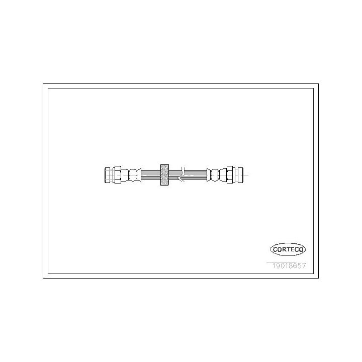 Stabdžių žarnelė CORTECO 19018657