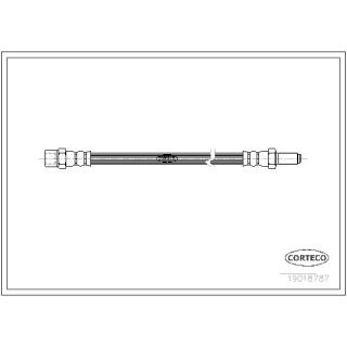 Stabdžių žarnelė CORTECO 19018787