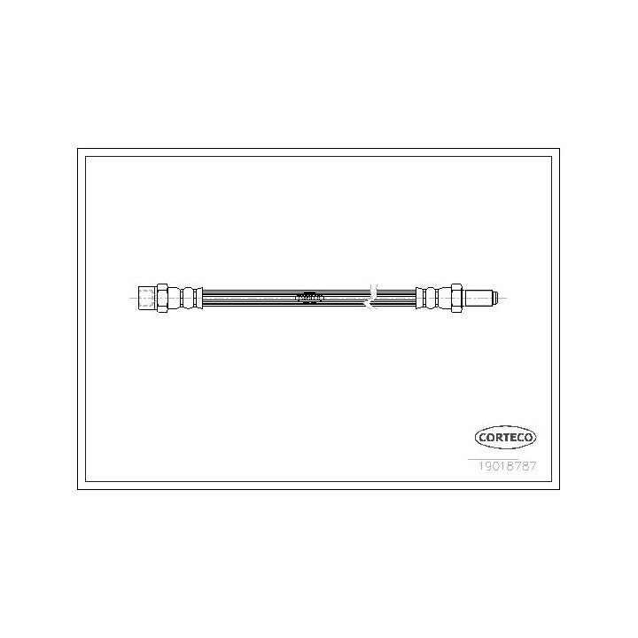 Stabdžių žarnelė CORTECO 19018787