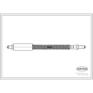 Stabdžių žarnelė CORTECO 19018789
