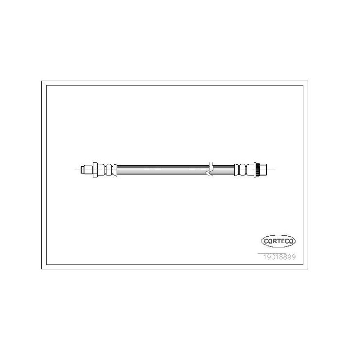 Stabdžių žarnelė CORTECO 19018899