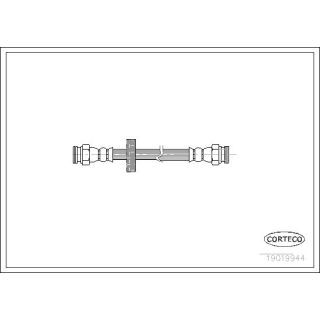 Stabdžių žarnelė CORTECO 19019944