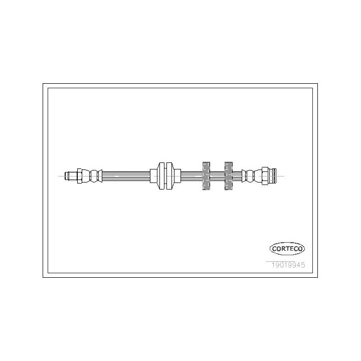 Stabdžių žarnelė CORTECO 19019945