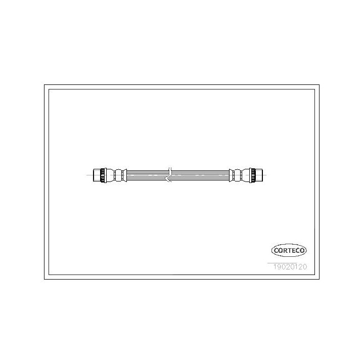 Stabdžių žarnelė CORTECO 19020120