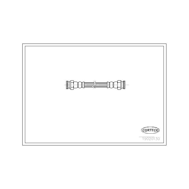 Stabdžių žarnelė CORTECO 19020130