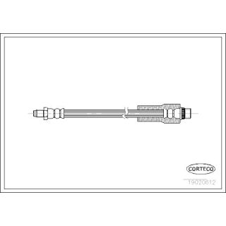 Stabdžių žarnelė CORTECO 19020612