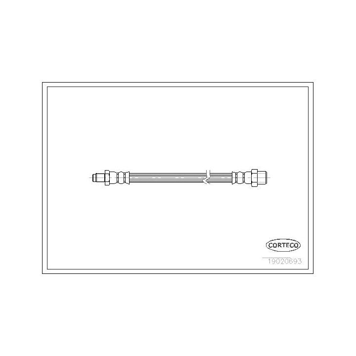 Stabdžių žarnelė CORTECO 19020693