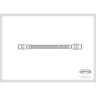 Stabdžių žarnelė CORTECO 19025501