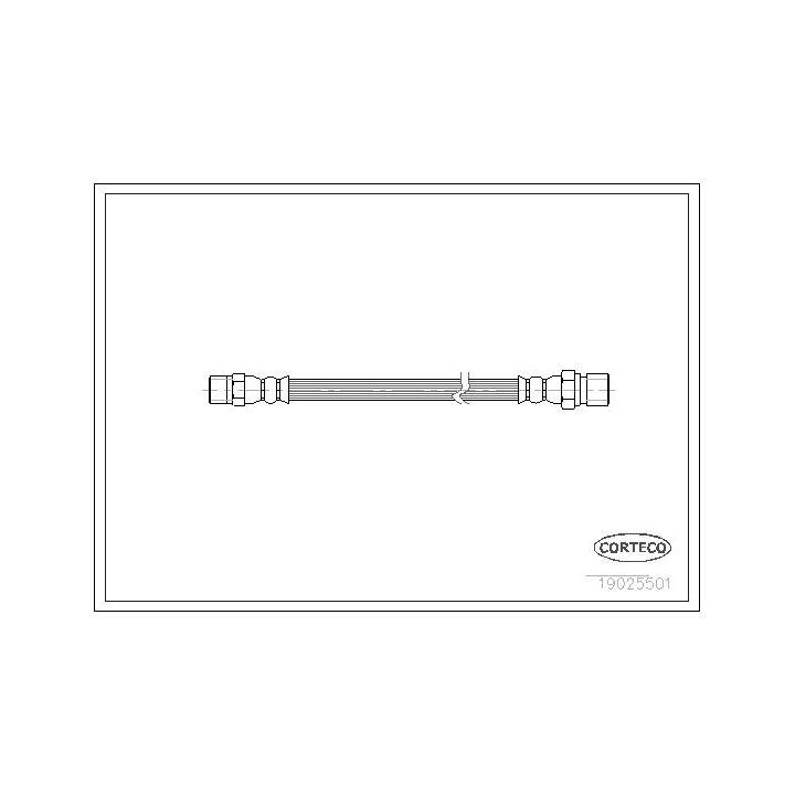 Stabdžių žarnelė CORTECO 19025501