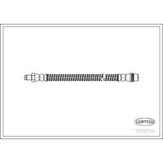 Stabdžių žarnelė CORTECO 19025761