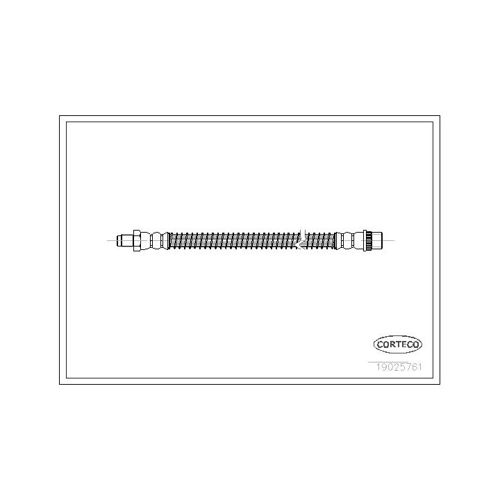 Stabdžių žarnelė CORTECO 19025761