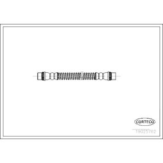 Stabdžių žarnelė CORTECO 19025762